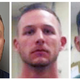 This combination of photos provided by the Ouachita Correctional Center and Franklin Parish Sheriff’s Office shows, from left, former Louisiana State Police Troopers Jacob Brown, Dakota DeMoss and George “Kam” Harper. State prosecutors have charged the three, accused of beating Black motorist Antonio Harris in 2020, hoisting him to his feet by his hair braids and bragging in text messages that the “whoopin’” would give him “nightmares for a long time.”